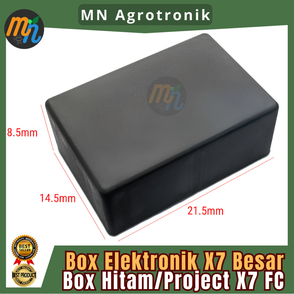 Box Elektronik X7 FC 21.5x14.5x8.5cm Box Hitam X7 Besar Box Project X7