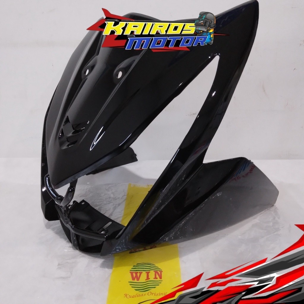 Tameng Depan Beat FI 2012 2013 2014 2015 | front panel WIN | dasi motor honda injeksi original hitam