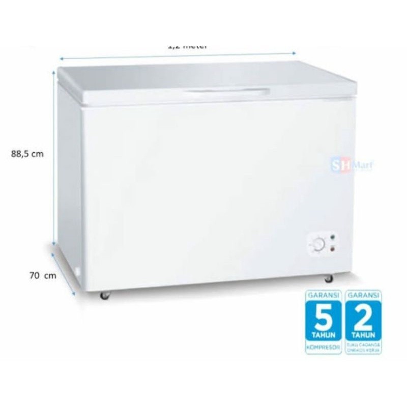 PROMO SPESIAL Box Freezer Midea 300Liter