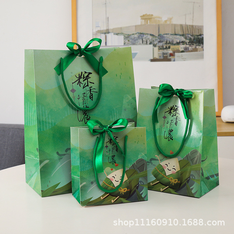 

Paperbag Bakcang Festival Paper bag Dragon Festival Goodie Bag Bakcang Tas Hampers motif Bakcang