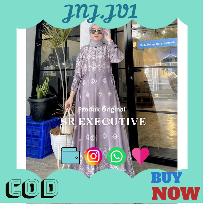 5.5 BIG SALE AULIA DRESS | GAMIS SILK PREMIUM MOTIF TERBARU ALIA DRES BUNSUI JUMBO TERLARI