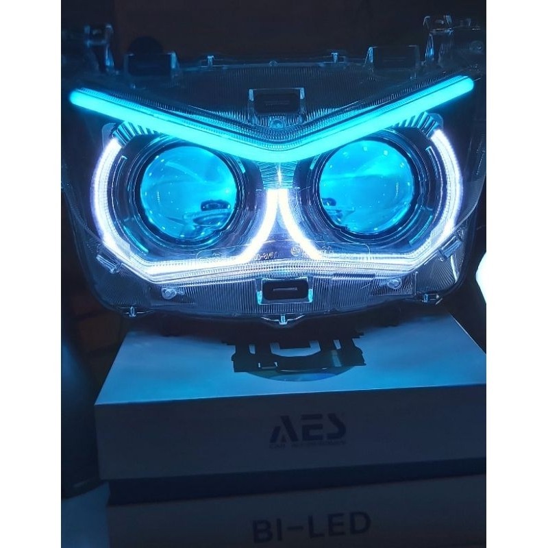 Biled AES Turbo Se Motor Yamaha Nmax all New 2021/2023 Paket Reflektor Headlamp Motor Nmax New