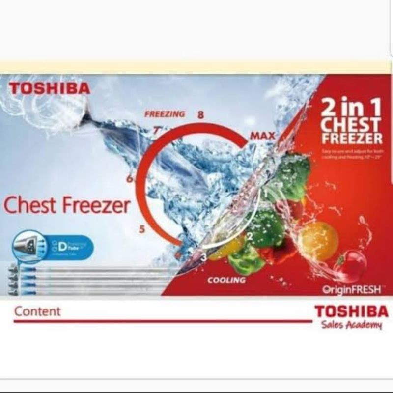 Chest Freezer TOSHIBA 300L CR-A390I