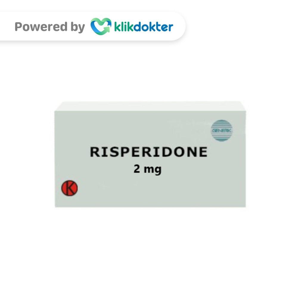 Risperidone 2mg 10 Tablet Generik