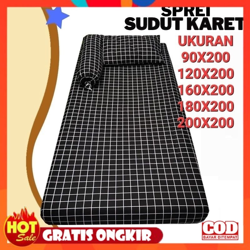 KAIN HALUS ADEM LEMBUT TEBAL / SPREI KOTAK KOTAK|sprei aesthetic|spreimotif kotak kotak|sprei kotak 