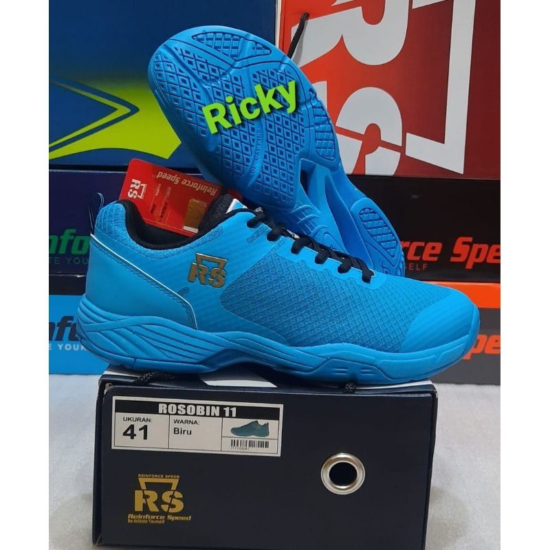 SEPATU BADMINTON RS ROSOBIN 11 - XTRA CUSHION - ORIGINAL Reinforce Speed