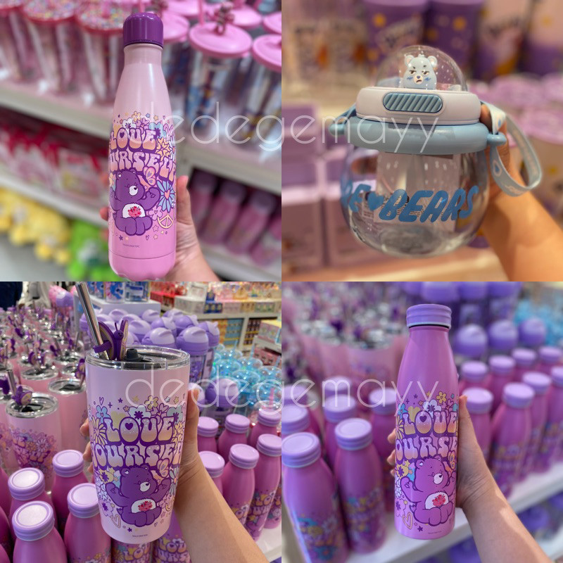 Miniso x Care Bears - Tumbler Stainless Care Bears | Termos Stainless Botol Minum Care Bears
