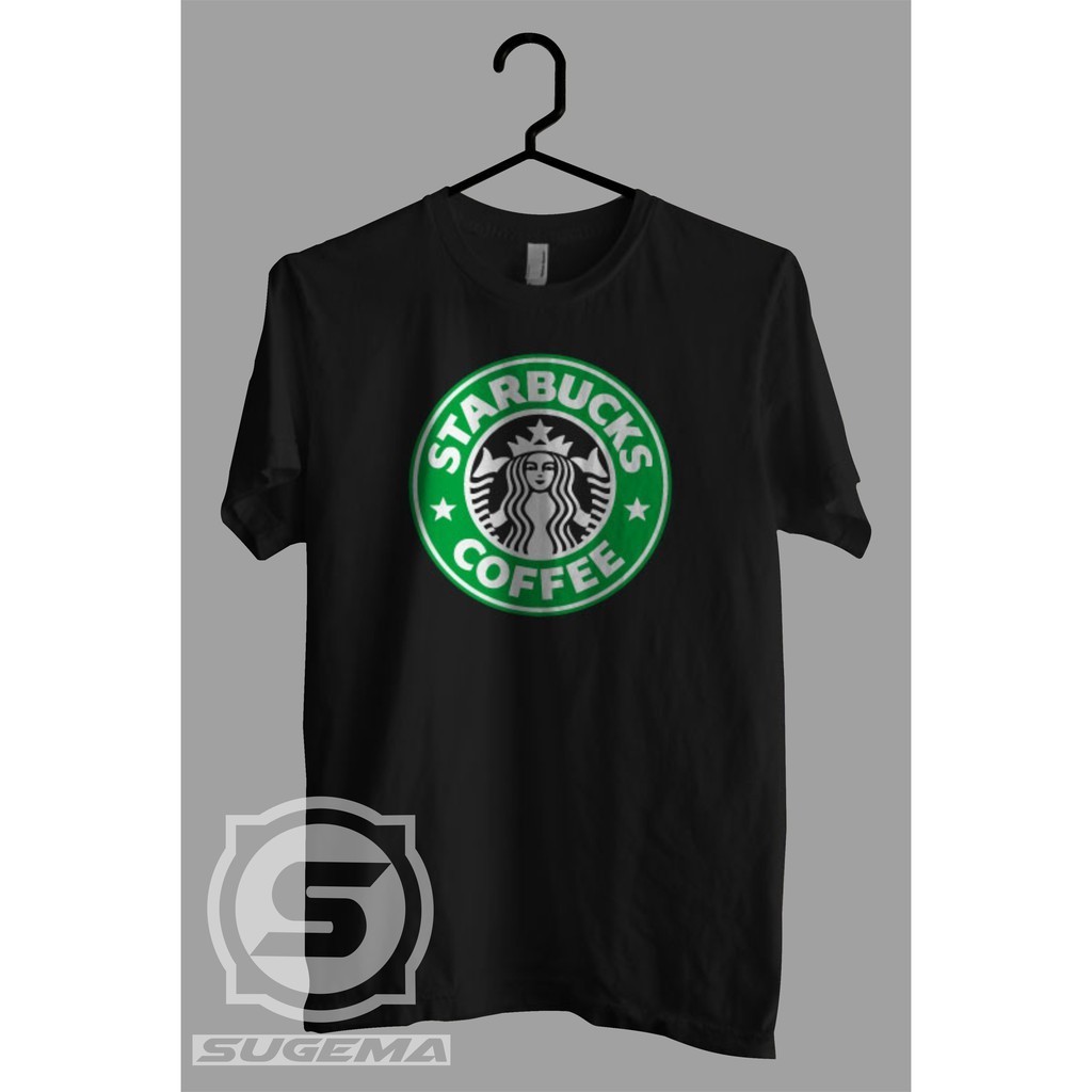 Kaos - Baju - T-shirt Logo Starbucks Coffee