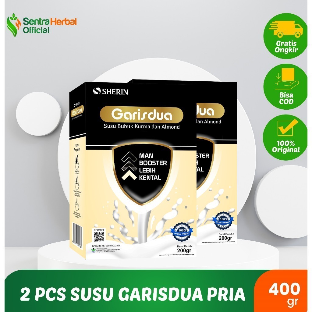 

Susu Garisdua 200Gr Pria BUNDLE 2PCS