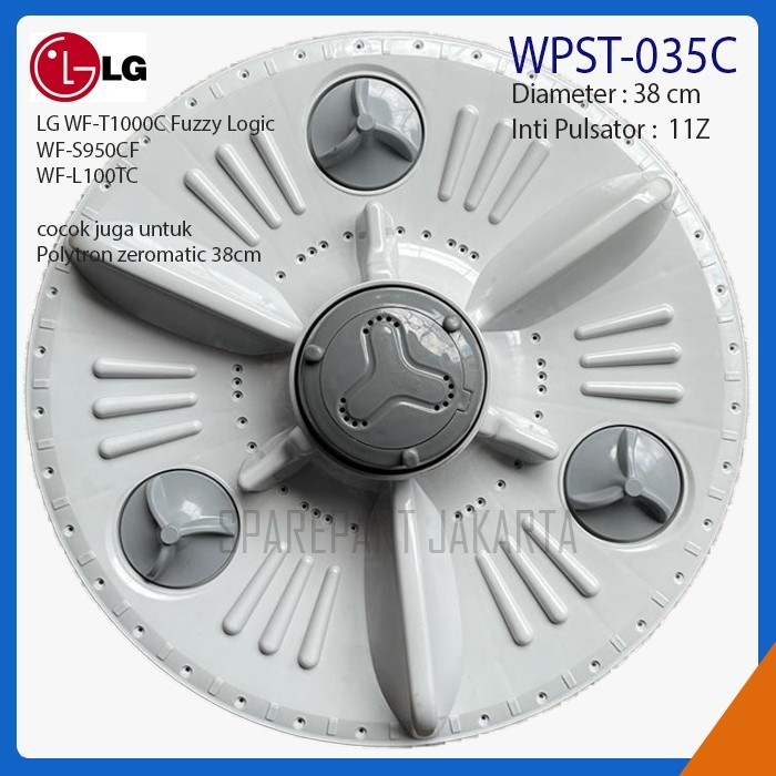 LM99 Pulsator mesin cuci LG 1 tabung diameter 38cm