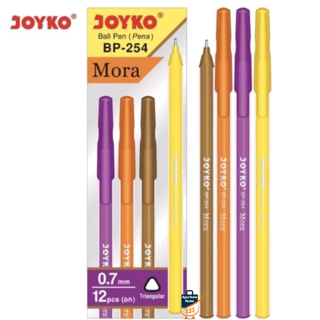 

Ball Pen Pulpen Pena Joyko BP-254 Mora 0.7mm 1 BOX 12 PC