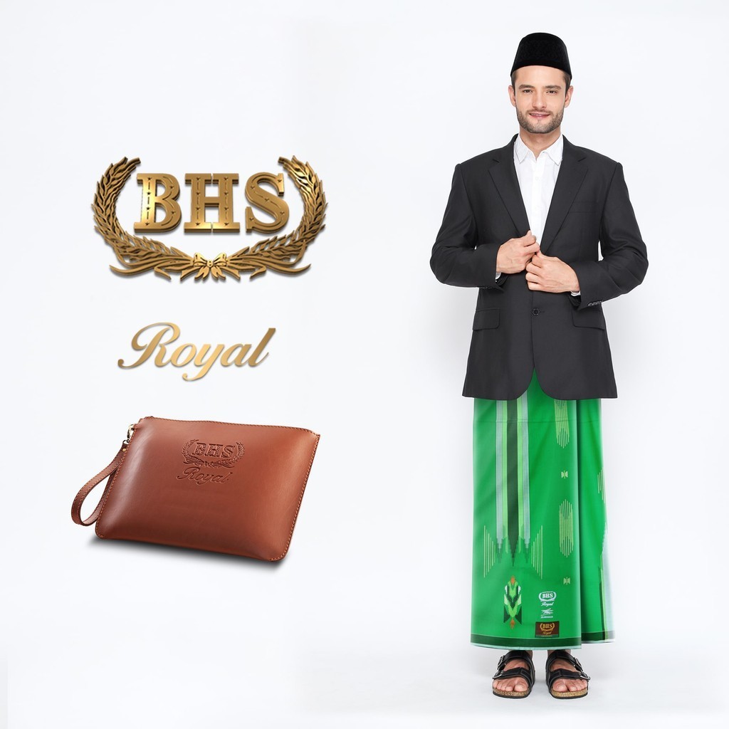 Sarung BHS Royal Gold Motif R56 SGF Hijau