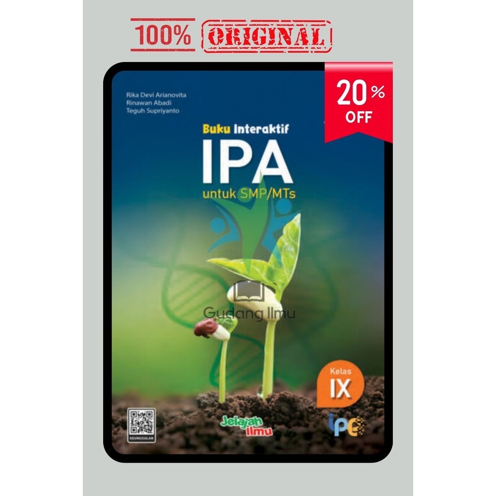 Buku Paket Interaktif IPA Kelas 9/IX SMP/MTS Kurikulum Merdeka Intan pariwara Tahun 2024