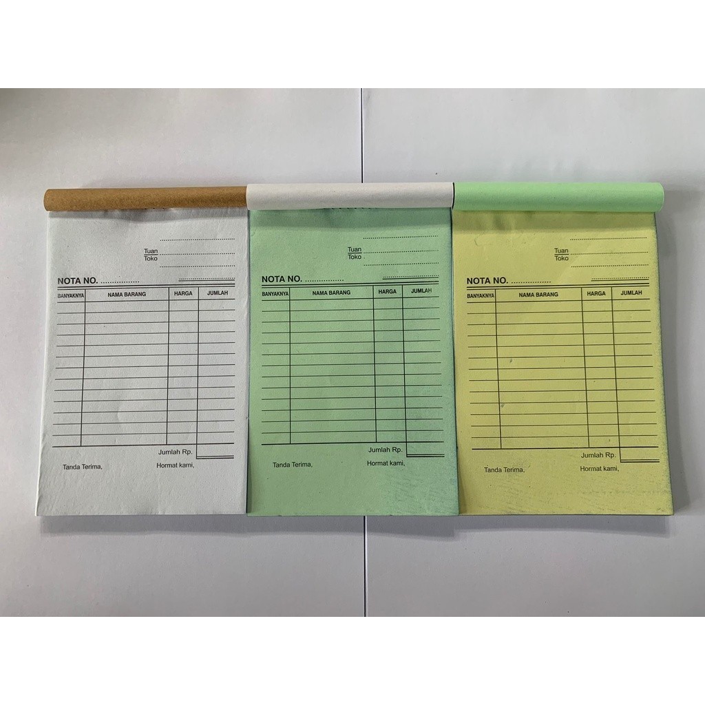 

[READY] NOTA KECIL 3 PLY, NOTA NCR, NOTA KONTAN RANGKAP 3