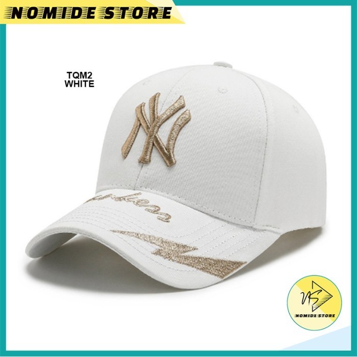 ✔W.H.Sw✔ - READY STOCK TOPI BASEBALL PRIA WANITA NY LIGHTNING PETIR YANKEES MLB CAP KOREA TQM - tqm2