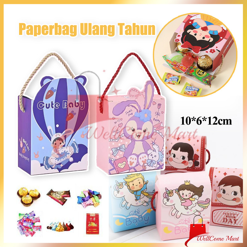 

Paperbag Ulang Tahun / Paper bag Ulang Tahun Anak / Paper bag bingkisan ulang tahun anak tas