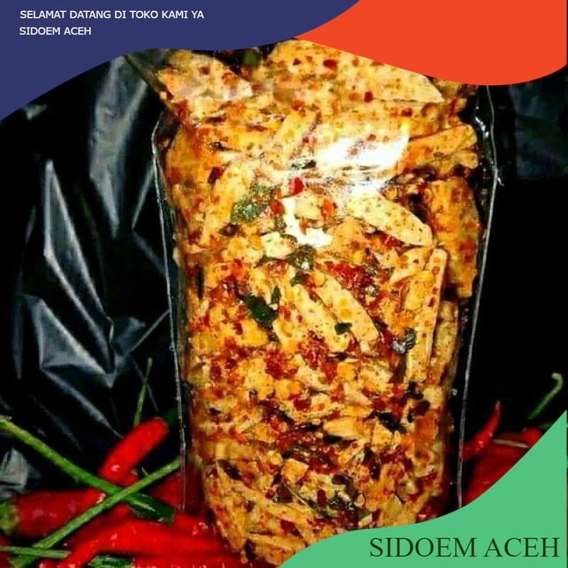 

ACEH-SNACK.SDM Basreng Pedas Daun Jeruk 500GR
