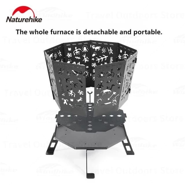 TUNGKU KAYU BAKAR / WOOD / FIREWOOD PICNIC STOVE NATUREHIKE CNH22CJ036