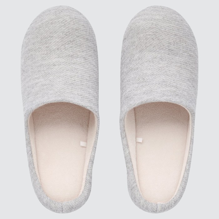 Koleksi Terbaru UNIQLO SANDAL RUMAH ROOM SLIPPER SHOES SENDAL WANITA PRIA JASTIP - GRAY, L