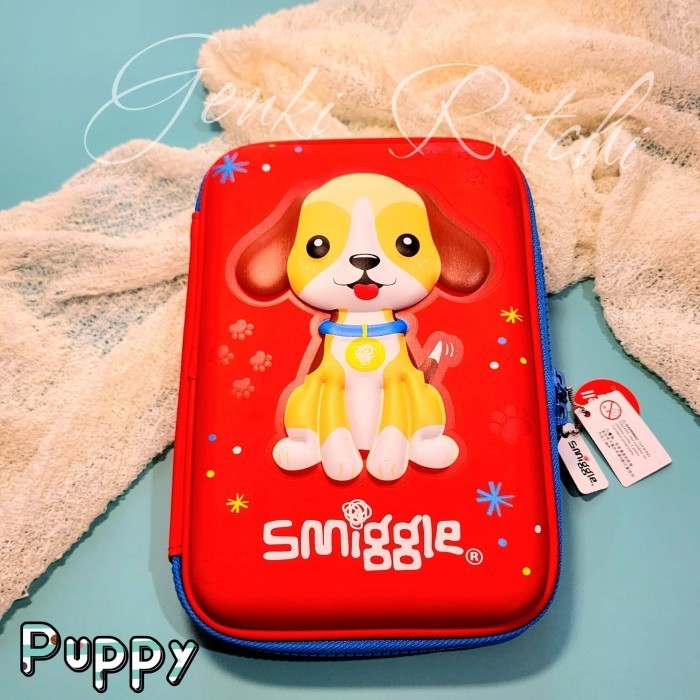 

Thosti Tempat pensil Smiggle Original Hardcase 3D EVA waterproof Sports - Puppy