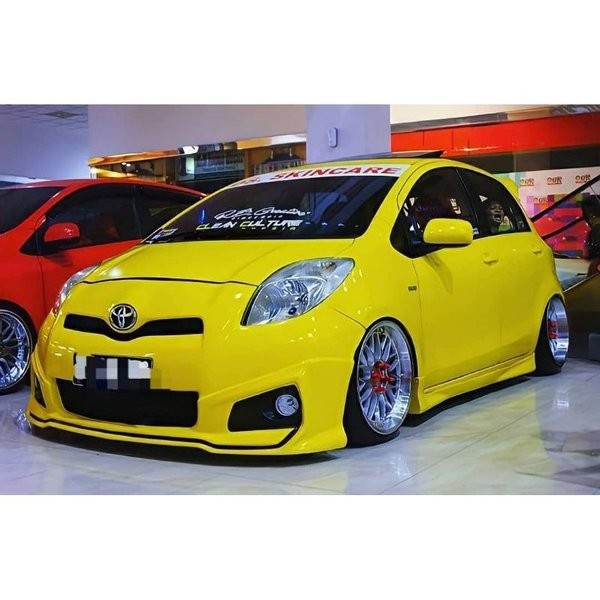 Aksesoris mobil bodykit depan full bumper yaris upgrade tahun 2006 2007 2008 2009 2010 2011