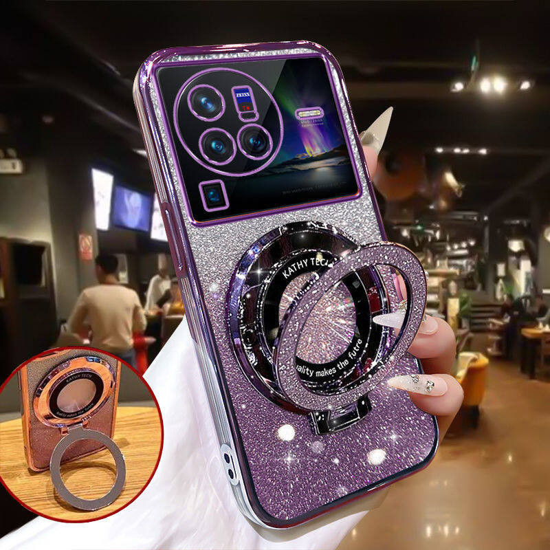 Casing HP  Vivo X80 / X90S X90 V50 V60 Pro Plus Lite X80 X200 Pro Mini Y29 Penutup Belakang dengan D