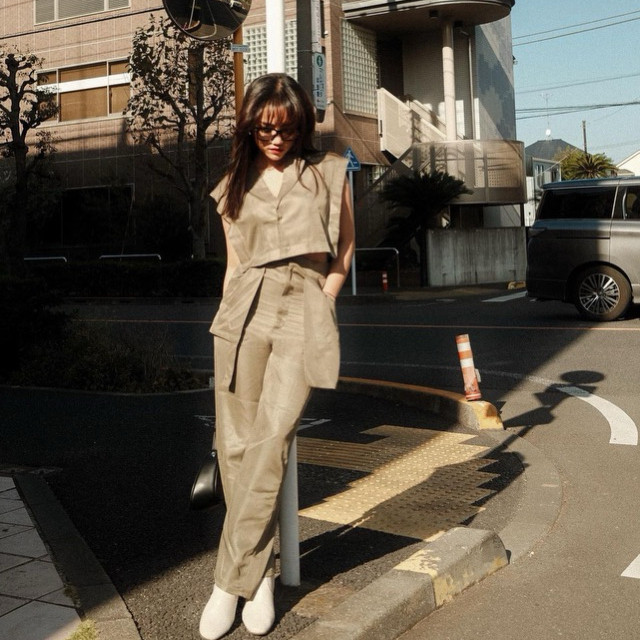 Fuji One Set Rompi Celana Wanita Katun Drill - Okegan Jeans