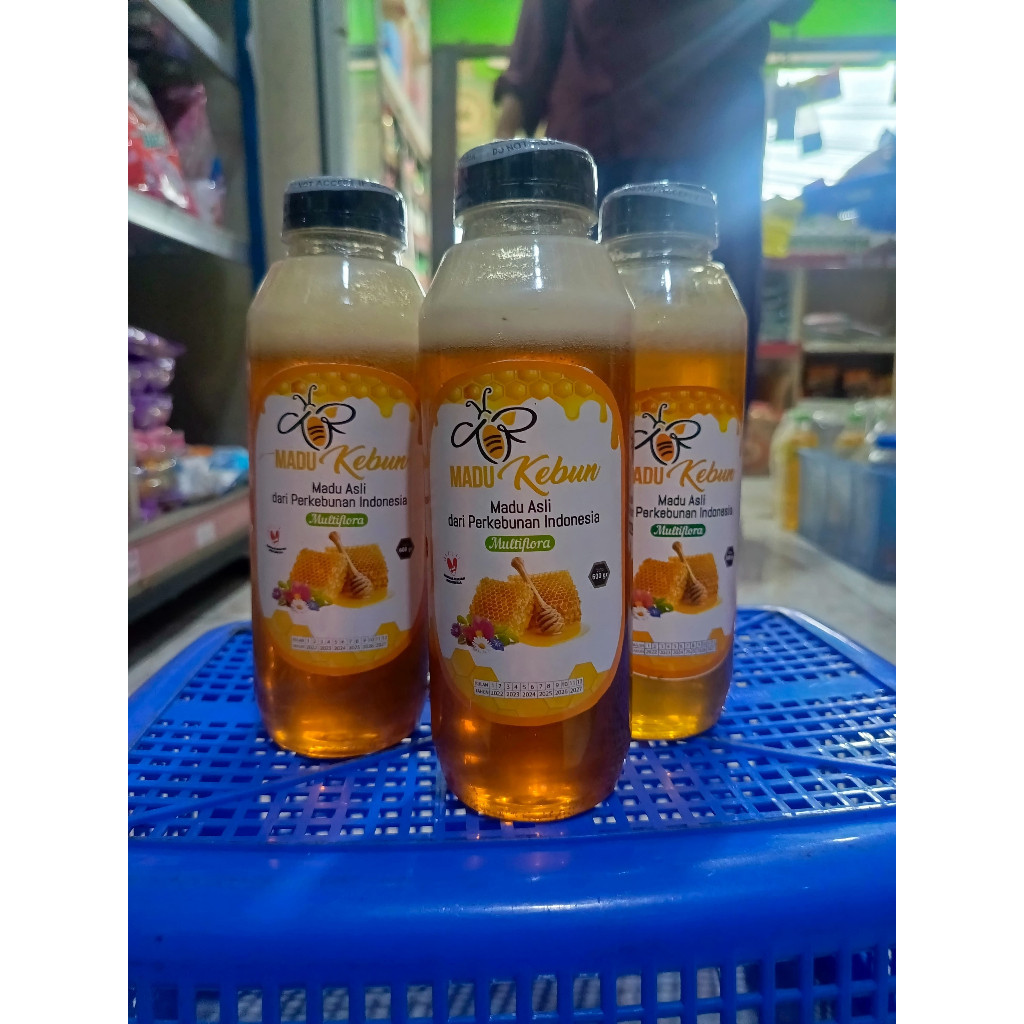 

Madu Kebun Multiflora madu Asli perkebunan indonesia 600 gram Madu Sehat dan halal I DIJAMIN HALAL