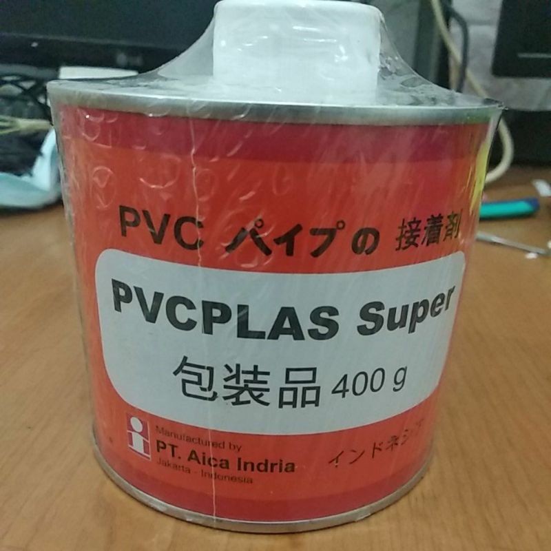 

[ HAPPY GUBUK } LEM PVC PLAS 400 GR - LEM KUAS KALENG EXCLUSIVE
