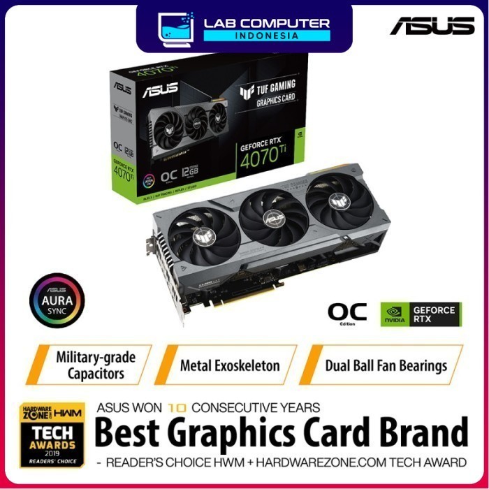 ASUS TUF Gaming RTX 4070 TI OC 12GB GDDR6X I RTX4070TI