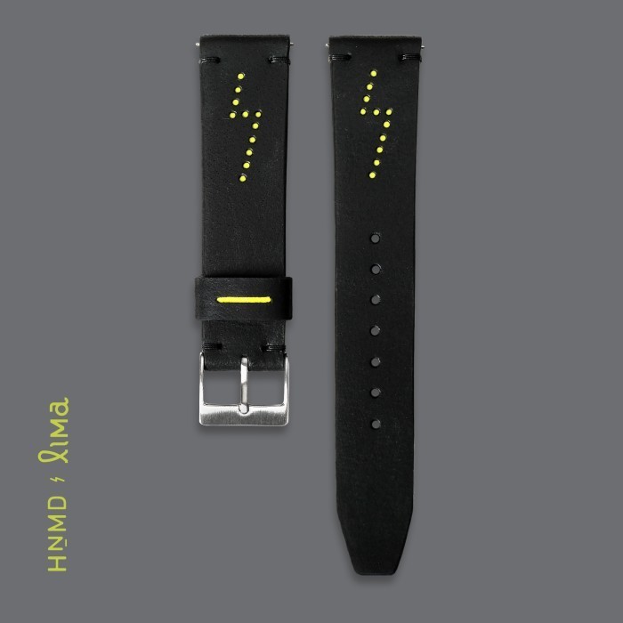 [TERMURAH] Shockwave Leather Watch Strap design for Meca Revolt HNMD x LIMA