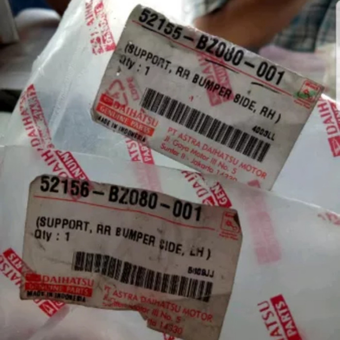 bracket bemper belakang luxio tahun lama sampai 2014 ori 1pc Murah