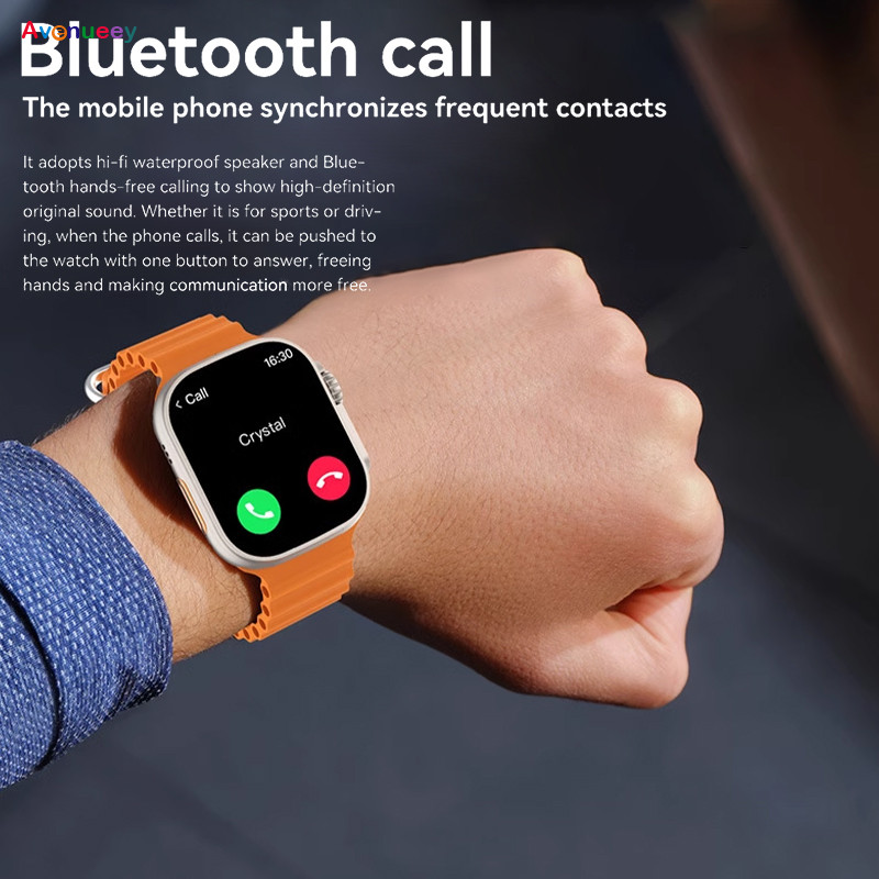 BIG SALE (BISA COD) ORIGINAL SMARTWATCH T900 ULTRA 2.09 INCH SMARTWATCH SERIES 8 ULTRA FULL SCREEN