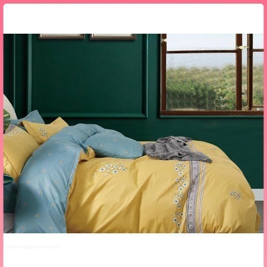 set bedcover katun jepang HT/K-777