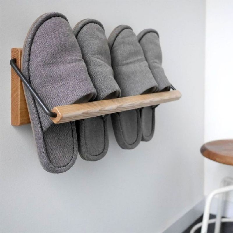 rak gantung sepatu industrial minimalis