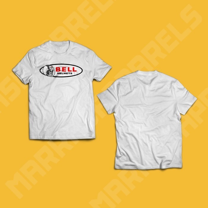 Tshirt Kaos Baju Otomotif Custom Bell helmet vintage helm bell