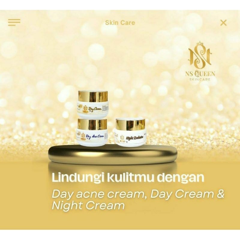 NS QUEEN NIGHT CREAM - NS QUEEN DAY CREAM  - DAY ACNE