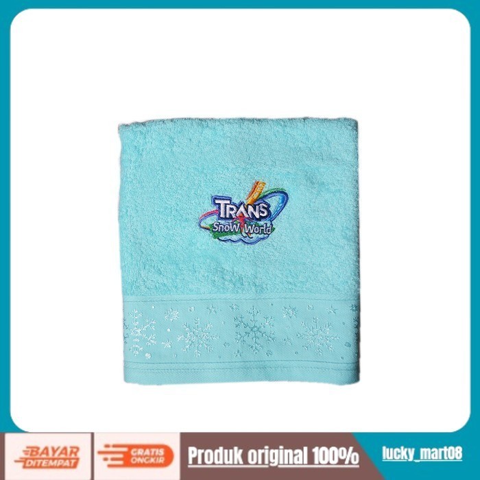 ⭐MART08⭐ PROMO King Rabbit Bath Towel x Snow World  Handuk Mandi Uk 60x120 cm Toska