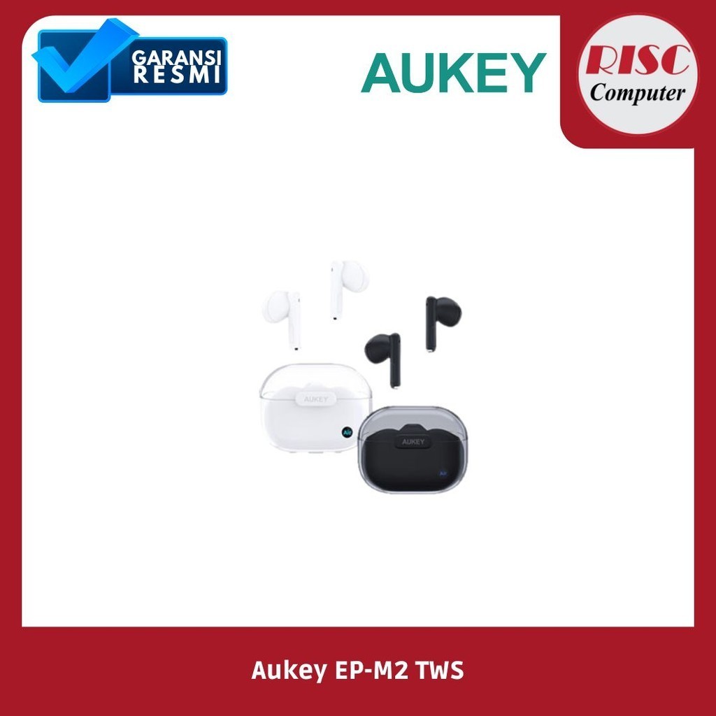 Aukey EP-M2 TWS Earphone Wireless Headset Bluetooth 5.3 Waterproof IPX4
