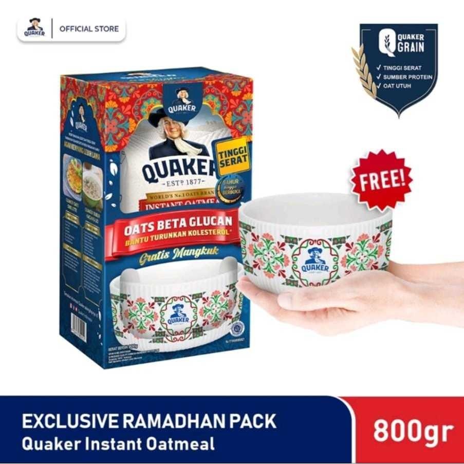 

Quaker Instant 800 gr Free Bowl