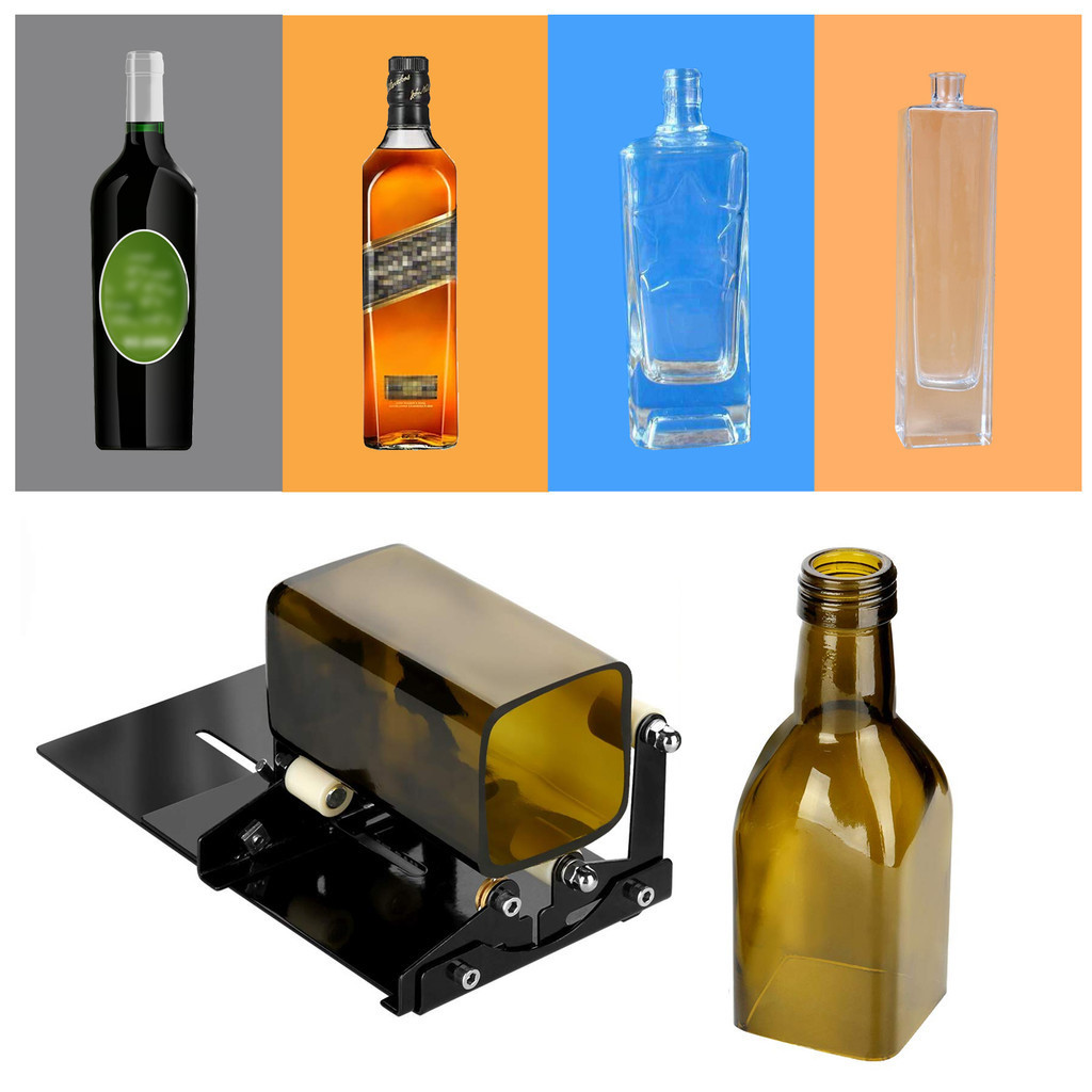 

19pc Glass Bottle Cutter Stainless Iron Better Cutting Control Create Glass Sculptures Cutter for DIY Glass Cutting Machine Tool