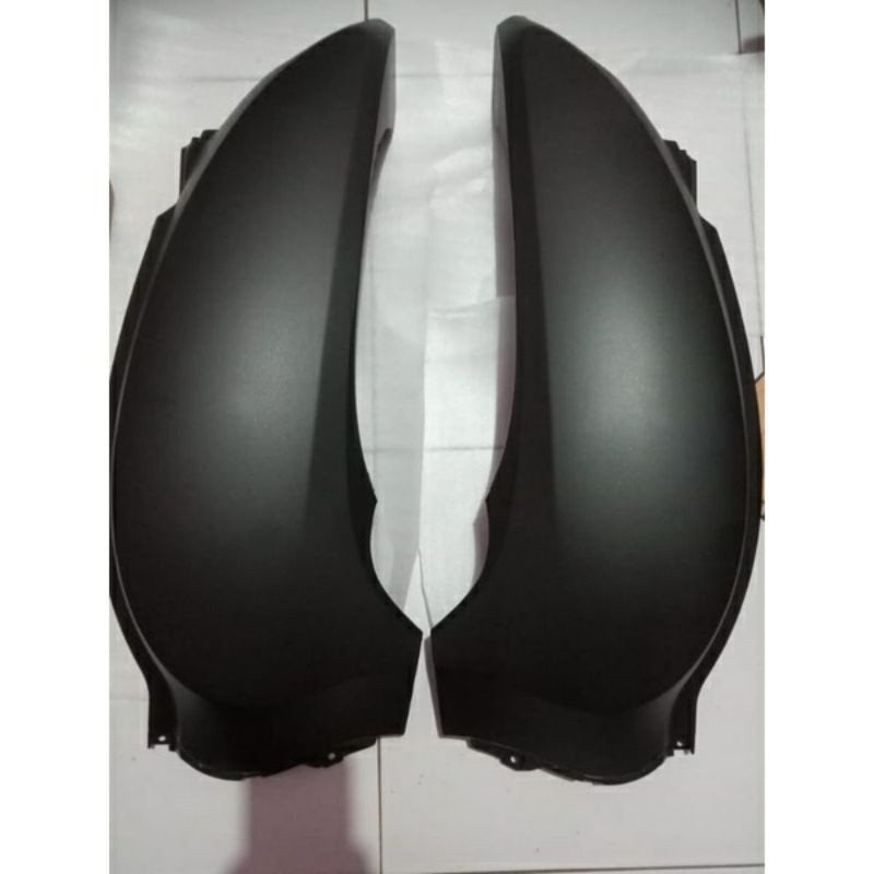 Cover body belakang Scoopy New 2021 Terbaru Persitage k2f Original hitam doff black matte