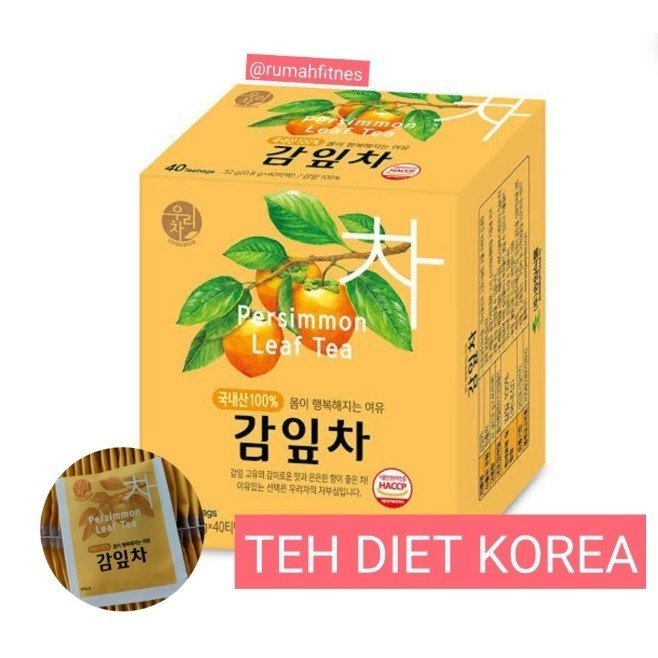 

Kila Original Teh Korea Diet Daun Kesemek Herbal Sachet Persimmon Leaf Tea