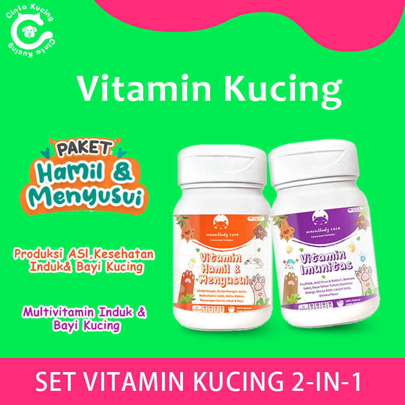 Vitamin Kucing  anjing vitamin kucing suplemen kucing Paket HAMIL MENYUSUI untuk multivitamin
