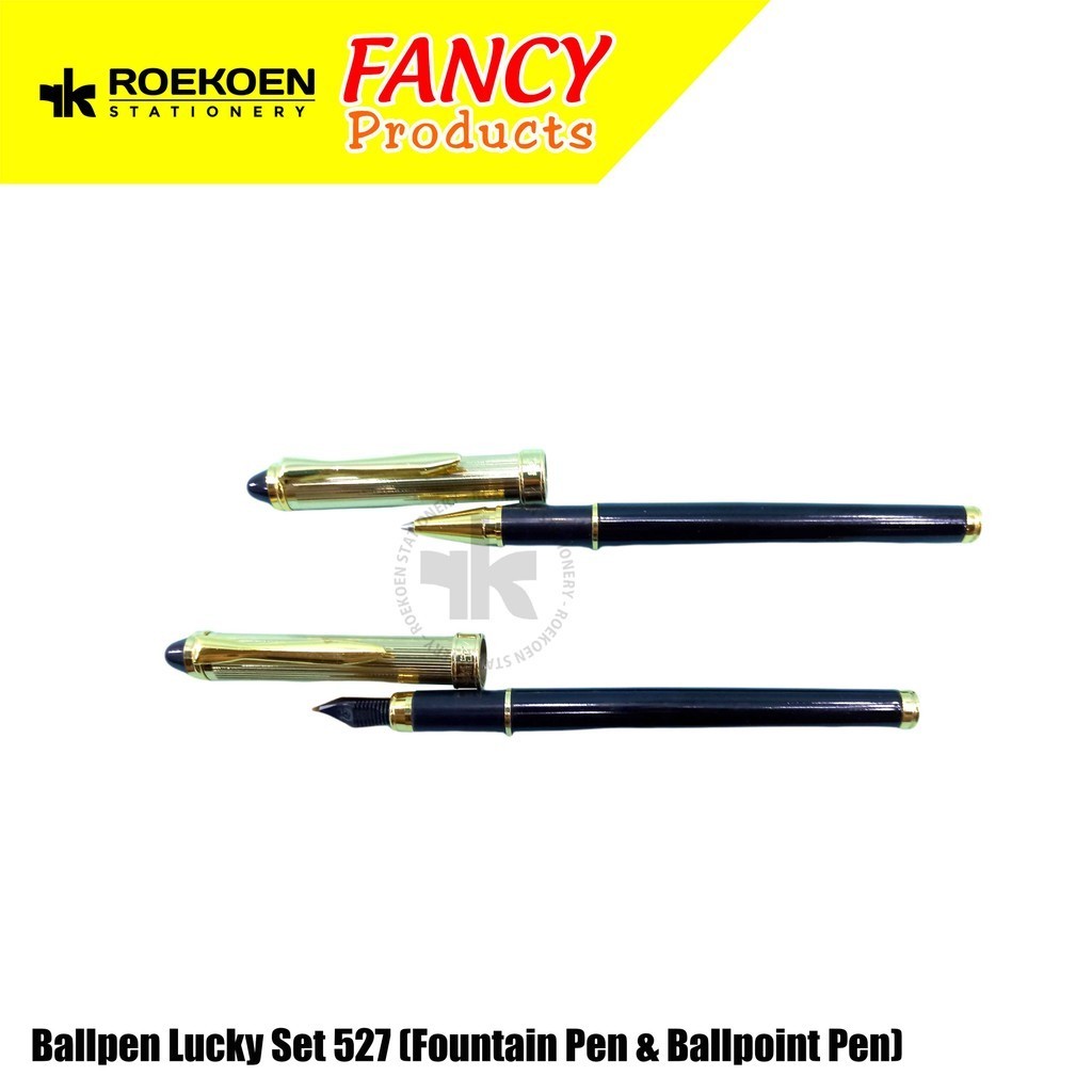 

Lucky Ballpen Set 527 (Fountain Pen & Ballpoint Pen)