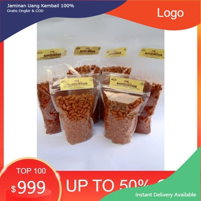 

Makroni bantet dan kriwil asli khas tasikmalaya isi 1/2kg setengah kil