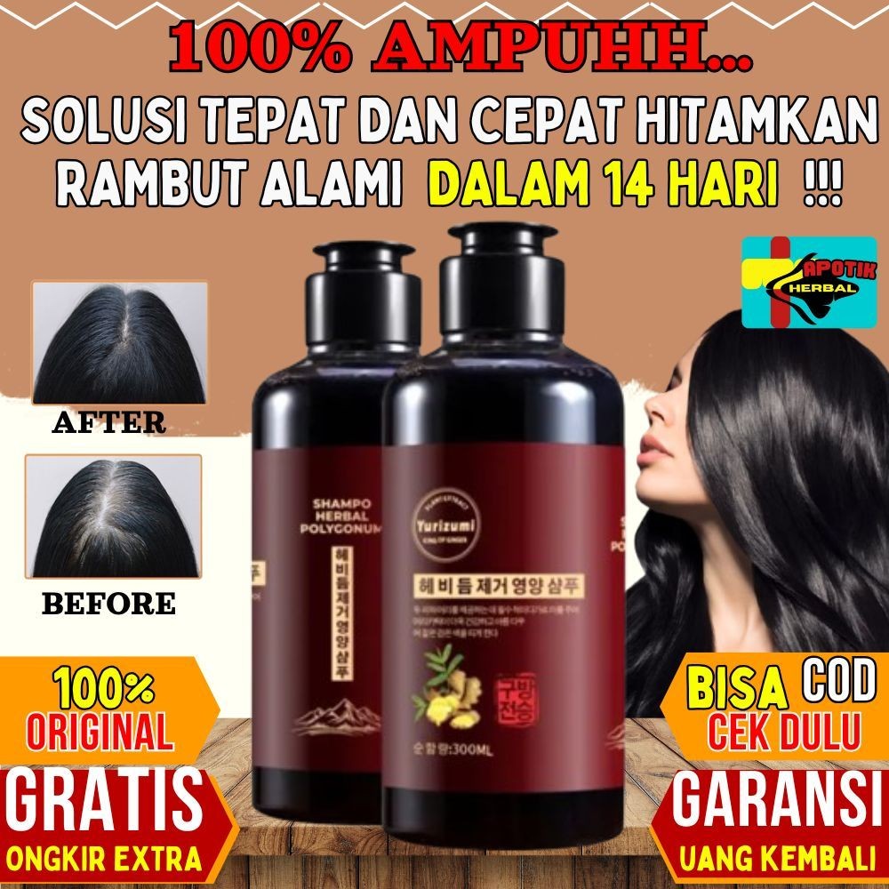 Sampo Shampoo Shampo Penghitam Rambut Uban Menghitamkan Rambut Beruban Shampo Penghitam Rambut Uban 