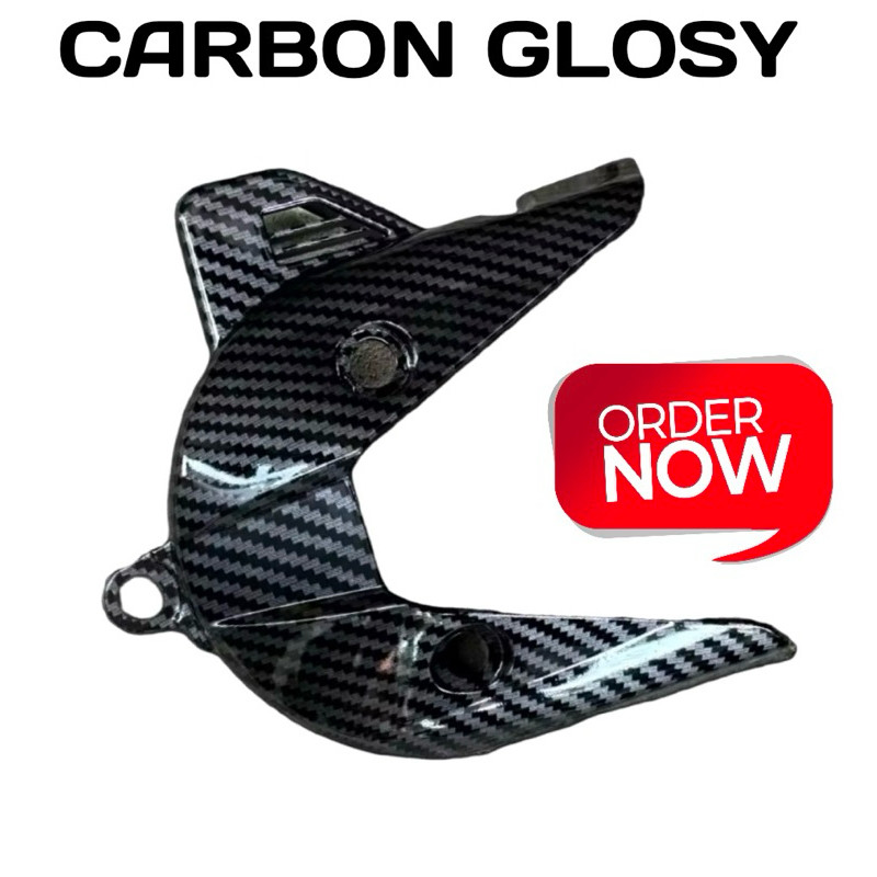 CAP L BEAT ESP SCOOPY ESP K44 CARBON 2017-2019 ▪️keongan cvt cover cvt beat scoopy esp carbon 2015/2