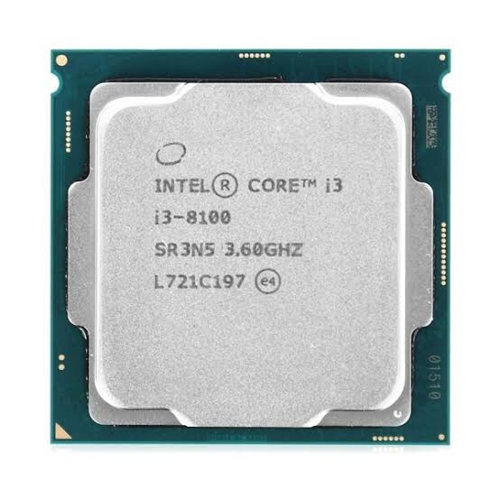 Processor intel i3 8100 - LGA1151 Intel Gen8