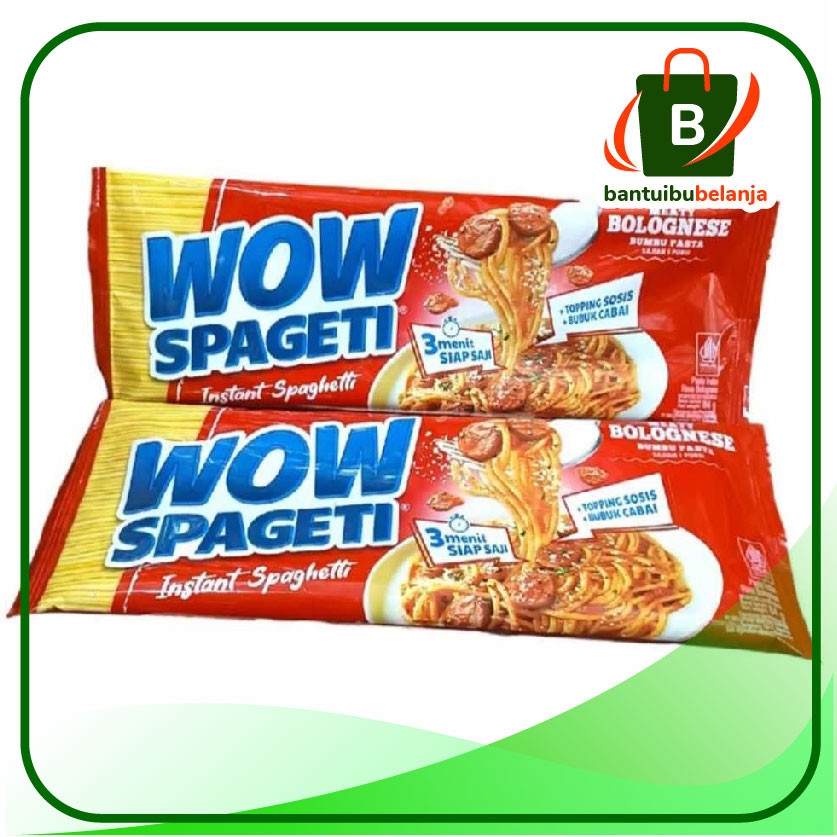 

WOW Pasta Spageti varian MEATY BOLOGNESE
